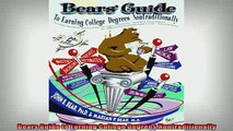 FREE PDF  Bears Guide to Earning College Degrees Nontraditionally  DOWNLOAD ONLINE