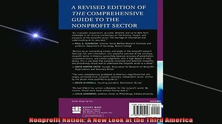 READ FREE Ebooks  Nonprofit Nation A New Look at the Third America Free Online