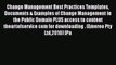 [PDF] Change Management Best Practices Templates Documents & Examples of Change Management