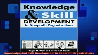 READ book  Knowledge And Skill Development in Nonprofit Organizations Full EBook