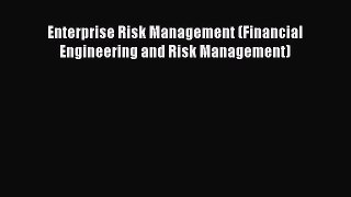 Read Enterprise Risk Management (Financial Engineering and Risk Management) Ebook Free