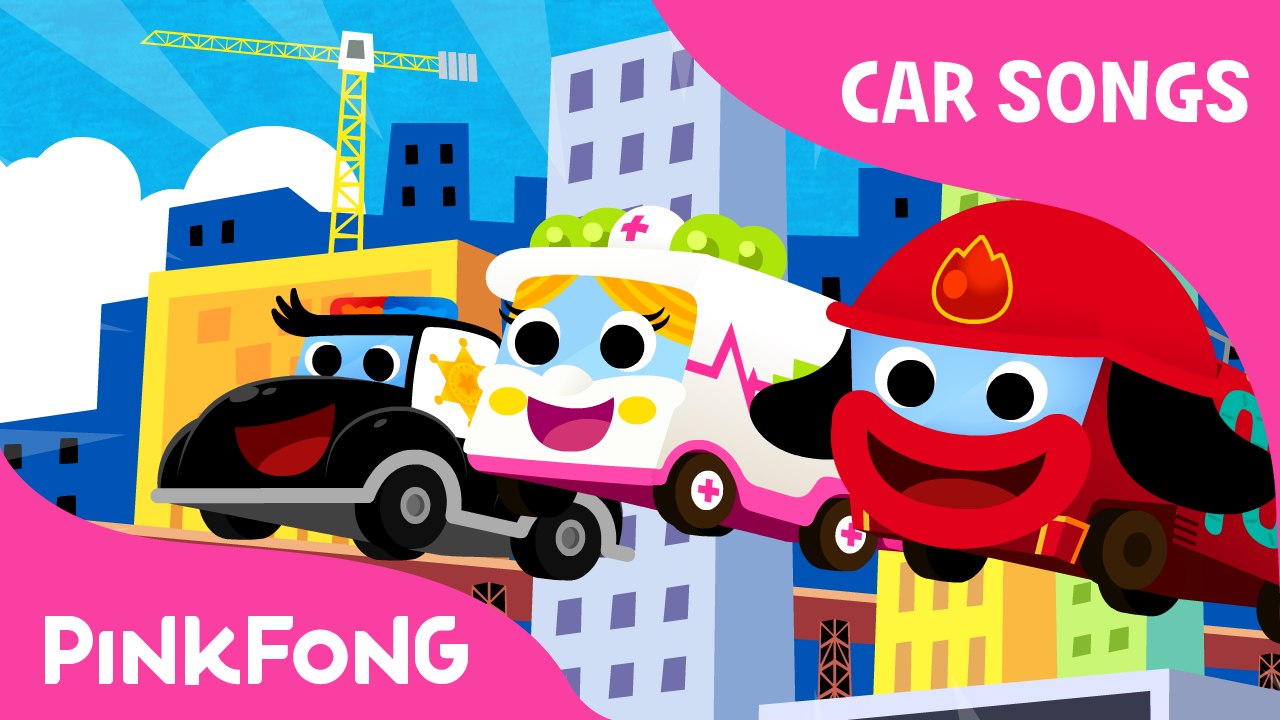 Super Brave Cars | Car Songs | PINKFONG Songs for Children - video