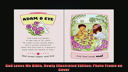 FREE DOWNLOAD  God Loves Me Bible Newly Illustrated Edition Photo Frame on Cover  FREE BOOOK ONLINE