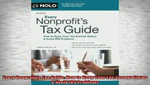 READ book  Every Nonprofits Tax Guide How to Keep Your TaxExempt Status  Avoid IRS Problems Full Free