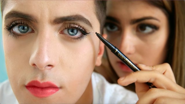 Girlfriend Does Boyfriends Makeup