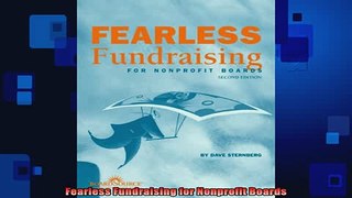 READ book  Fearless Fundraising for Nonprofit Boards Full Free