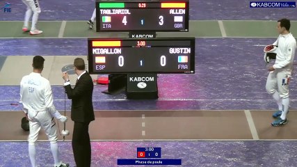 SNCF Réseau 2016 -  Poule GUSTIN (FRA) vs MIGALLON (ESP)