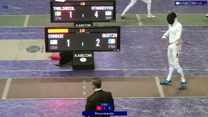 SNCF Réseau 2016 - Poule GUSTIN (FRA) vs CANAUX (USA)
