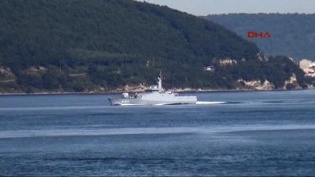 Rus Savaş Gemisi Caesar Kunikov Çanakkale'den Geçti