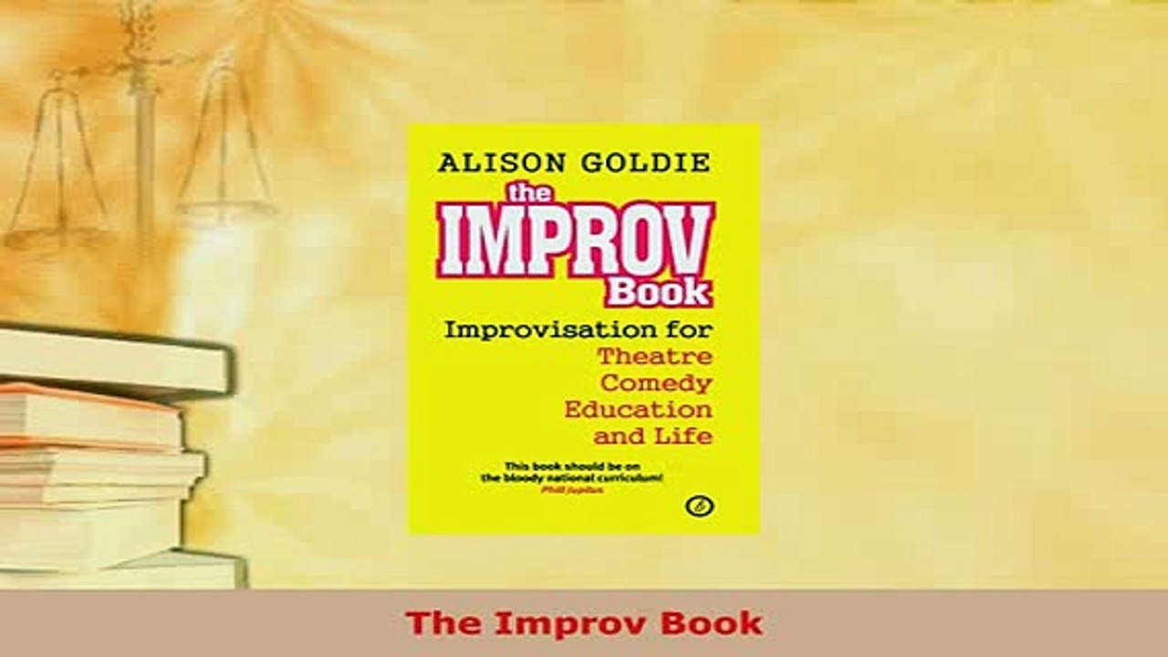 PDF  The Improv Book Download Full Ebook