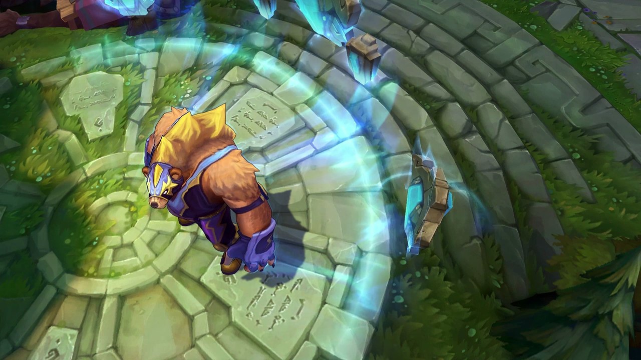 El Rayo Volibear Aperçu Skin League of Legends