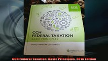READ FREE Ebooks  CCH Federal Taxation Basic Principles 2015 Edition Free Online