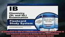 FREE DOWNLOAD  IB Chemistry SL and HL Examination Flashcard Study System IB Test Practice Questions   FREE BOOOK ONLINE