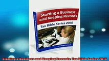 READ book  Starting a Business and Keeping Records Tax Bible Series 2016 Full Free