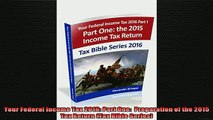 READ book  Your Federal Income Tax 2016 Part One  Preparation of the 2015 Tax Return Tax Bible Online Free