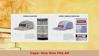 Read  Caps One Size Fits All PDF Free