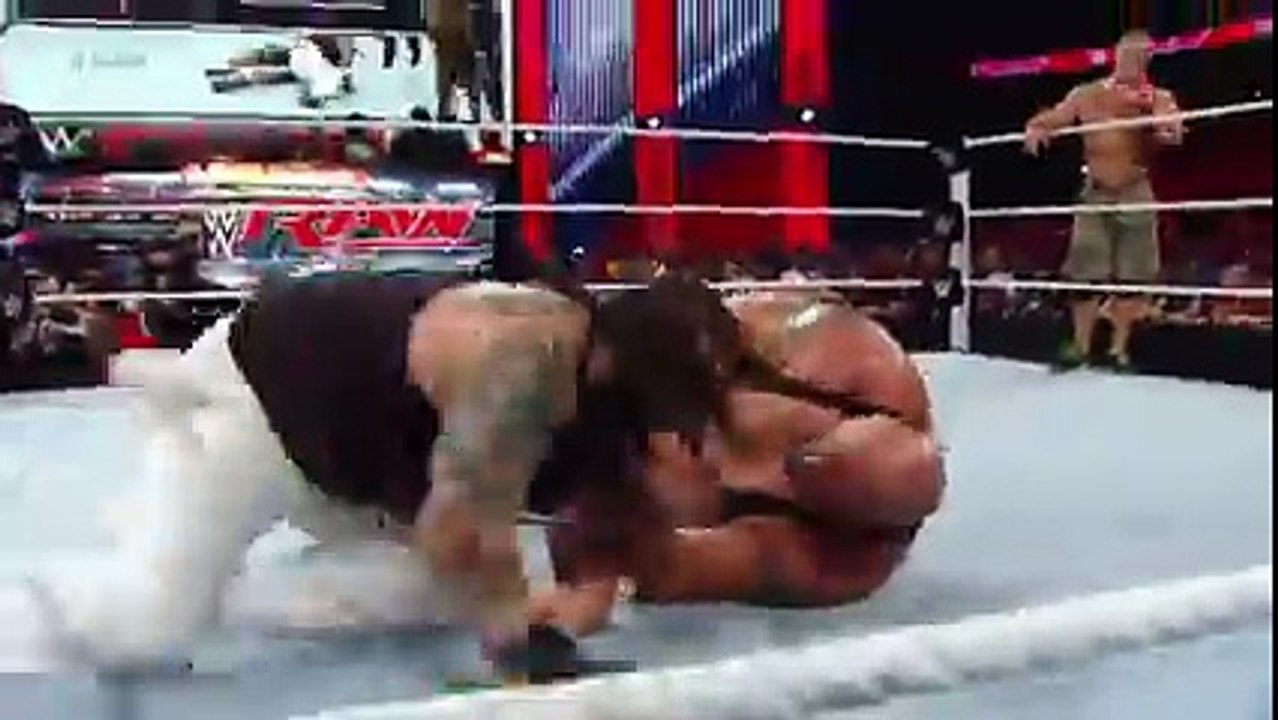 John Cena, Big Show & Mark Henry vs. The Wyatt Family- Raw, Aug. 25, 2014