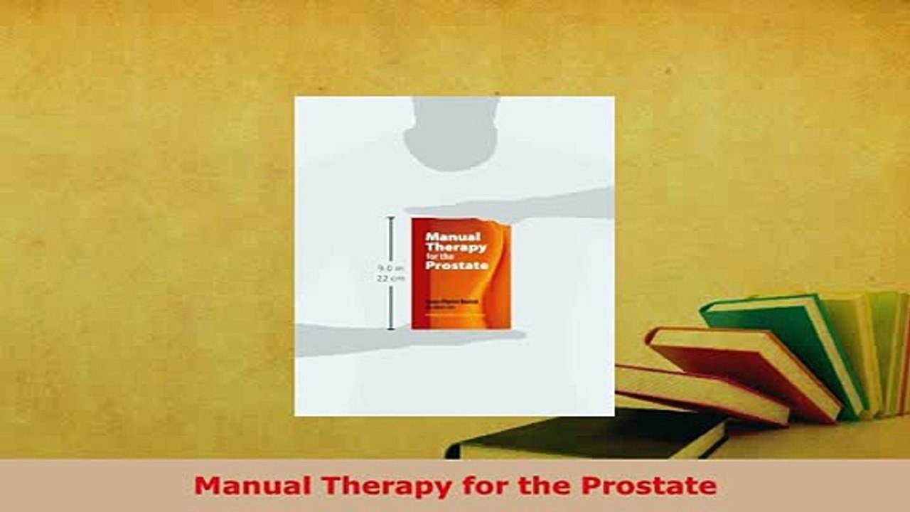 Read  Manual Therapy for the Prostate Ebook Free