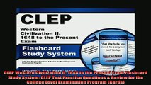 FREE DOWNLOAD  CLEP Western Civilization II 1648 to the Present Exam Flashcard Study System CLEP Test READ ONLINE