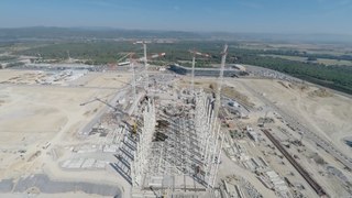 ITER - Les avancées du chantier vues par drone - Année 2015