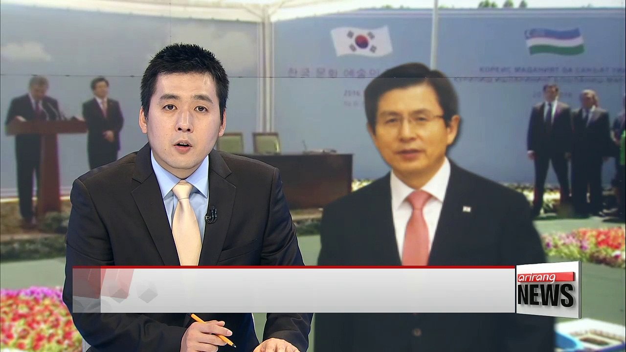 Korean PM Hwang attends ceremony to commemorate House of Korean Culture and Art in Uzbekistan