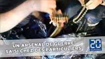 Un véritable arsenal de guerre découvert chez des particuliers