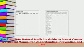 Read  The Complete Natural Medicine Guide to Breast Cancer A Practical Manual for Understanding Ebook Free