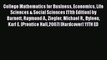 Read College Mathematics for Business Economics Life Sciences & Social Sciences [11th Edition]