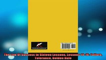READ book  The Law Of Success In Sixteen Lessons Lessons 1416 Failure Tolerance Golden Rule Full Free