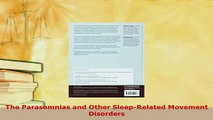 Download  The Parasomnias and Other SleepRelated Movement Disorders PDF Book Free