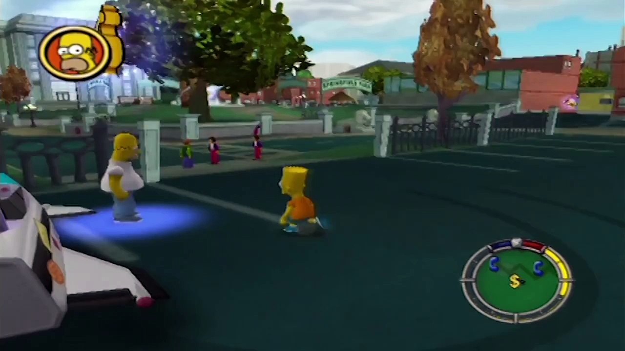 The Simpsons Hit & Run | Level 2 | Mission 6 | Monkey See Monkey D'oh