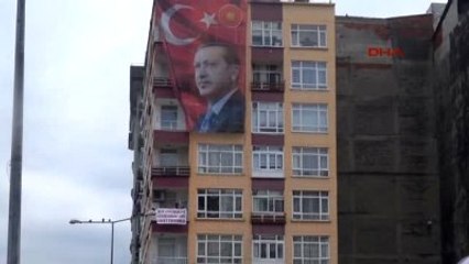Rize Cumhurbaşkanı Erdoğan Rize'de