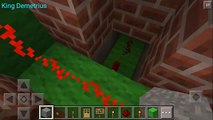 Minecraft Pocket Edition: Unlock and lock house with Redstone