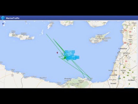 Animation Shows Ships Searching for Crashed EgyptAir Plane
