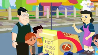 Hot Cross Bun - Nursery Rhymes In  eNGLISH