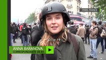 Une journaliste russe frappée pendant les manifestations à Paris