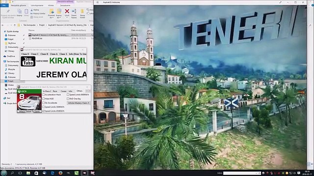 Asphalt 8 (2.4.3d) NEW TRAINER! by Jeremy Ola! New Extra Options! Free Download! (17_05_2016)