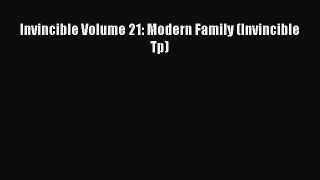 Download Invincible Volume 21: Modern Family (Invincible Tp) Ebook Free