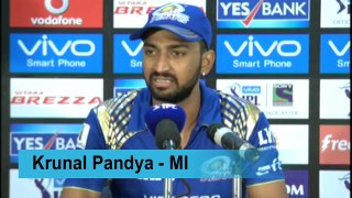 IPL9 MI vs DD׃ Krunal Pandya on thrashing Delhi Daredevils