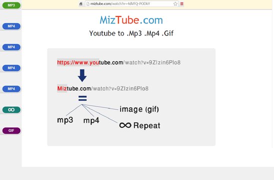MizTube - Download & Convert Your Videos To Mp3-mp4-Gif