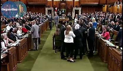 Canadian PM Trudeau apologizes for 'physical contact' with female lawmaker