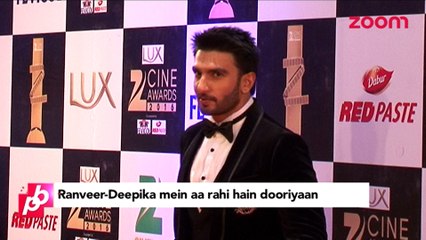 Ranveer Singh & Deepika Padukone's distance - Bollywood Gossip