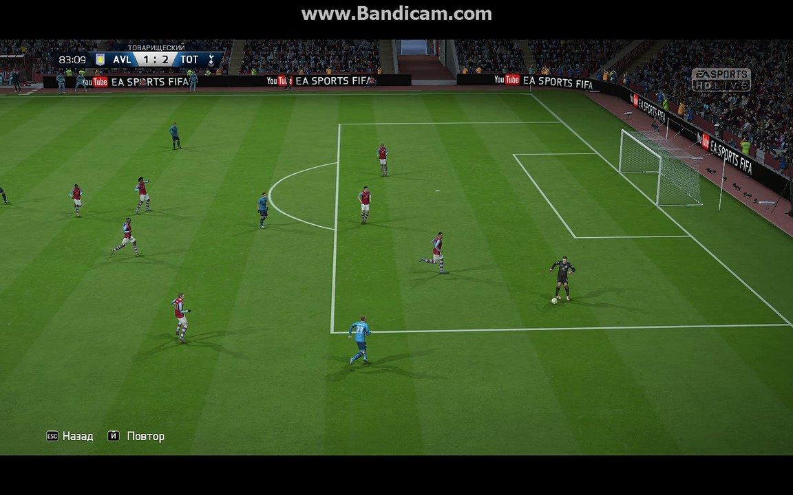 BPL 15 Тур. Астон Вилла - Тоттенхэм 1:3. Hulk, 82'