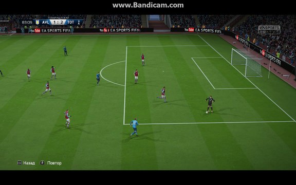 BPL 15 Тур. Астон Вилла - Тоттенхэм 1:3. Hulk, 82'