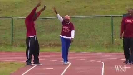 A 100 ans, elle bat le record du monde du 100 m