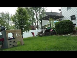 Adorable Little Girl Finally Gets a Go on the Big Swing