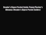 Read Reader's Digest Pocket Guide: Penny Pincher's Almanac (Reader's Digest Pocket Guides)