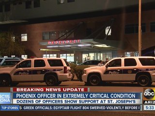 Phoenix officer fighting for his life after shootout with suspect