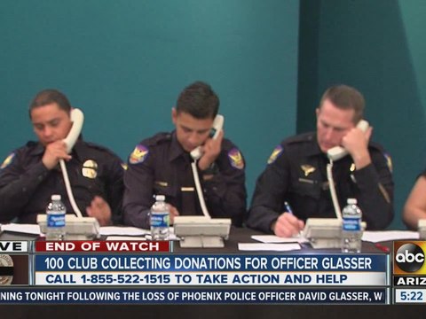 Phone bank in honor of Officer David Glasser
