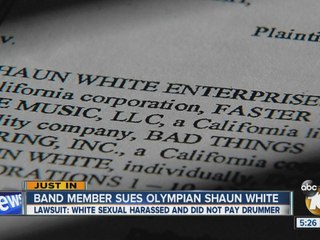 Olympian Shaun White sued by bandmate